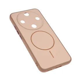 Futrola - maska Magsafe mat Line za Huawei Honor Magic 8 Lite braon.