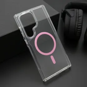 Futrola - maska AURA MagSafe za Samsung S928 Galaxy S24 Ultra 5G roze (MS).