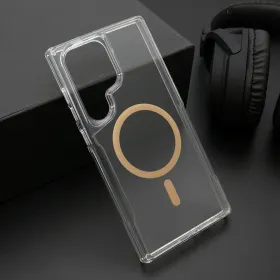 Futrola - maska AURA MagSafe za Samsung S928 Galaxy S24 Ultra 5G zlatna (MS).
