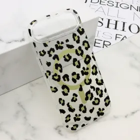 Futrola - maska LEOPARD MagSafe za iPhone AIR (6.6) crna (MS).