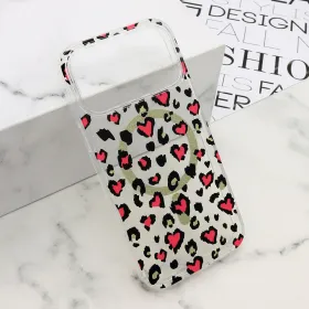 Futrola - maska LEOPARD MagSafe za iPhone 17 Pro Max (6.9) roze (MS).