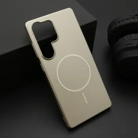 Futrola - maska PURE mat MagSafe za Samsung S938 Galaxy S25 Ultra 5G zlatna (MS).