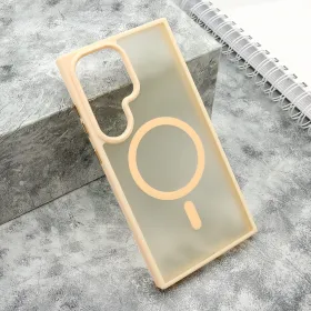 Futrola - maska SILKY MAGSAFE mat za Samsung S928 Galaxy S24 Ultra 5G roze (MS).