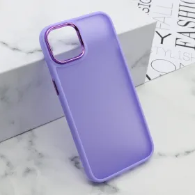 Futrola - maska SHINING CAMERA za iPhone 14 (6.1) ljubicasta (MS).