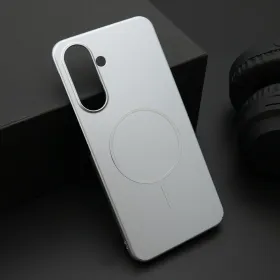 Futrola - maska PURE mat MagSafe za Samsung A266 Galaxy A26 5G srebrna (MS).