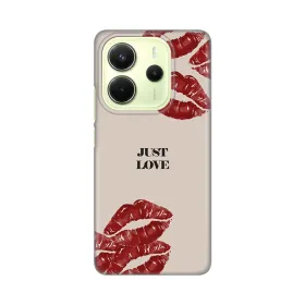 Silikonska futrola - maska print Skin za Xiaomi Redmi Note 14 4G (SRB) Just Love.