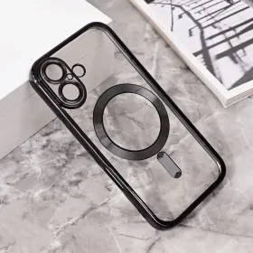Futrola - maska Magsafe Lux za iPhone 16 6.1 crna.