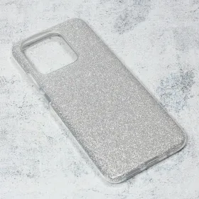 Futrola - maska Crystal Dust za Xiaomi Redmi 10C srebrna.