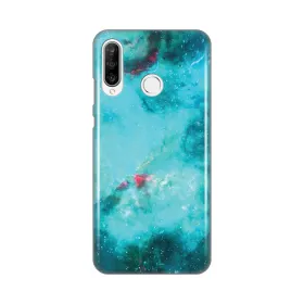 Silikonska futrola - maska print za Huawei P30 Lite Marbel Sky.