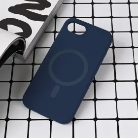 Futrola - maska Magsafe Pure color za iPhone 16e tamno plava.