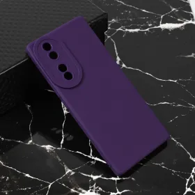 Futrola - maska Teracell Giulietta za Huawei Honor 70 mat tamno ljubicasta.