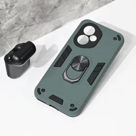 Futrola - maska Hard Ring za Huawei Honor 400 tamno siva.