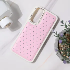 Futrola - maska Bling za Samsung A165B Galaxy A16 5G belo roze.