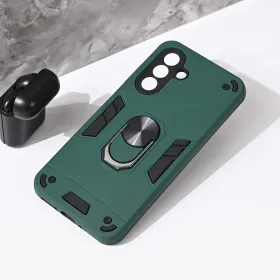 Futrola - maska Hard Ring za Samsung A266 Galaxy A26 5G tamno zelena.