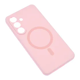 Futrola - maska Magsafe Pure color za Samsung S946 Galaxy S26 Plus roze.