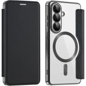 Futrola - maska Magsafe Lux Bi Fold za Samsung S941 Galaxy S26 crna.