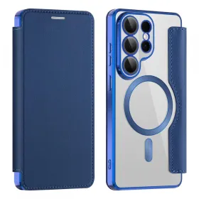 Futrola - maska Magsafe Lux Bi Fold za Samsung S948 Galaxy S26 Ultra plava.