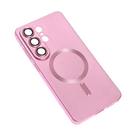 Futrola - maska Magsafe Chrome za Samsung S948 Galaxy S26 Ultra roze.