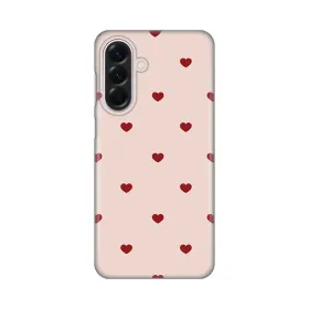 Silikonska futrola - maska print za Samsung A566 Galaxy A56 5G Beige Hearts.