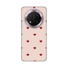 Silikonska futrola - maska print za Huawei Honor Magic 7 lite Beige Hearts.