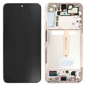 LCD ekran / displej za Samsung S906/Galaxy S22 Plus 5G + touchscreen + frame Pink Gold Service Pack Original/GH82-27500D.