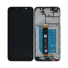 LCD ekran / displej za Motorola Moto E6 Play XT2029 + touchscreen + frame Black Service Pack Original/5D68C15720.