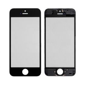 Staklo touchscreen-a+frame+OCA+polarizator za iPhone 5C crno CO.