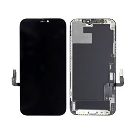 LCD ekran / displej za iPhone 12/12 Pro + touchscreen Black (GX ) hard OLED.