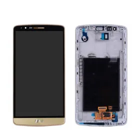 LCD ekran / displej za LG G3/D855+touch screen zlatni+frame.