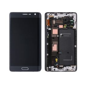 LCD ekran / displej za Samsung N915FY Galaxy Note Edge+touch screen+frame crni Service Pack Original.