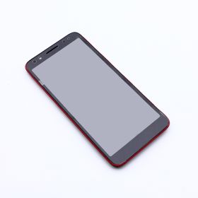 LCD ekran / displej za Alcatel OT 1X/5059D+touch screen crni+frame crveni SPO.
