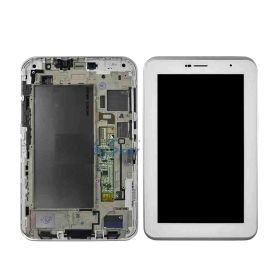 LCD ekran / displej za Samsung P3100/Galaxy Tab 2 7.0+touch screen beli+frame Service Pack Original.