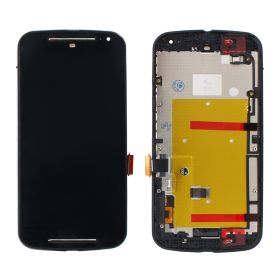 LCD ekran / displej za Motorola MOTO G2+touch screen crni+frame.