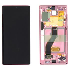 LCD ekran / displej za Samsung N970F/Galaxy Note 10+touch screen Aura pink+frame Service Pack Original/GH82-20818F.