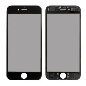 Staklo touchscreen-a+frame+OCA+polarizator za iPhone 6S 4,7 crno OCM.