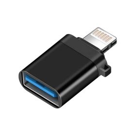 Adapter OTG lightning na USB3.0 sa data transfer funkcijom crni (MS).