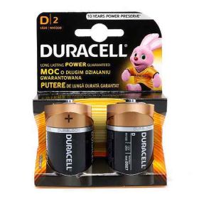 Baterija alkalna 1.5V D LR20 blister 2/1 Duracell (MS).