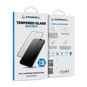 Zaštino staklo (glass) 2.5D za iPhone 15 Pro Max (6.7) crna (MS).