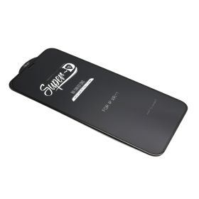 Zaštino staklo (glass) 11D za iPhone XR/11 SUPER D crna (MS).