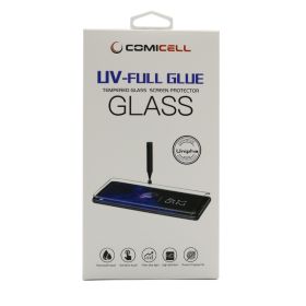 Zaštino staklo (glass) 3D MINI UV-FULL GLUE za Samsung G975F Galaxy S10 Plus zakrivljena providna (bez UV lampe) A+ (MS).