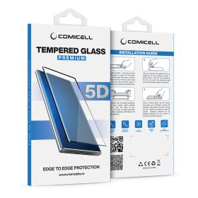 Zaštino staklo (glass) 5D za iPhone 15 Pro (6.1) crna (MS).