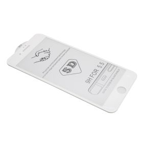 Zaštino staklo (glass) 5D za iPhone 7 Plus/8 Plus bela (MS).