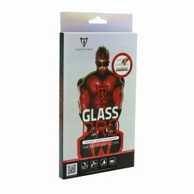 Zaštino staklo (glass) Monsterskin PRO 9H za iPhone 13 Pro Max crna (MS).