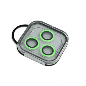 Folija za zastitu kamere GLASS LUXO za iPhone 15 Pro (6.1)/15 Pro Max (6.7) zelena (MS).