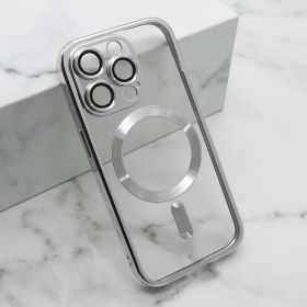 Futrola - maska CAMERA PROTECT MagSafe za iPhone 14 Pro (6.1) srebrna (MS).
