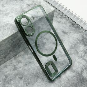 Futrola - maska COLOR EDGE MagSafe za Samsung A256 Galaxy A25 5G zelena (MS).