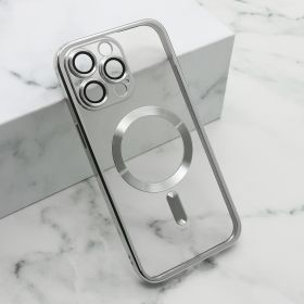 Futrola - maska CAMERA PROTECT MagSafe za iPhone 14 Pro Max (6.7) srebrna (MS).
