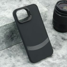 Futrola - maska CAMERA HOLDER za iPhone 12 Pro (6.1) crna (MS).