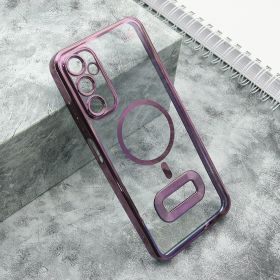 Futrola - maska COLOR EDGE MagSafe za Samsung A057 Galaxy A05s roze (MS).