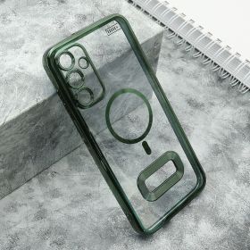 Futrola - maska COLOR EDGE MagSafe za Samsung A156 Galaxy A15 5G zelena (MS).